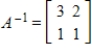 The inverse of matrix A is given. Use the inverse to solve for X. ​   Solve   . ​ A)    B)    C)    D)    E)   