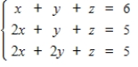 Use inverse matrices to find the solution of the system of equations. ​   ​ A)    B)    C)    D)    E)   