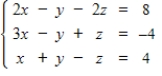 Use inverse matrices to find the solution of the system of equations. ​   ​ A)    B)    C)    D)    E)   