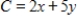 Use the given feasible region determined by the constraint inequalities to find the maximum and minimum of the given objective function (if they exist) . ​   ​   ​ A) max: 110, min: 24 B) max: 52, min: 11 C) max: 11, min: 17 D) max: 46, min: 11 E) do not exist