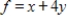 Solve the following linear programming problem. ​ Maximize   subject to ​   ​ A) 36 B) 9 C) 2 D) 15 E) 12