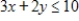 Convert the constraint inequalities   and   to equations containing slack variables. A)    And   B)    And   C)    And   D)    And   E)    And  