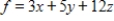 Set up the simplex matrix used to solve the linear programming problem. Assume all variables are nonnegative. ​ Maximize   subject to ​   ​ A) ​     B) ​     C) ​     D) ​     E) ​    