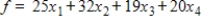 Use the simplex method to maximize the given function. Assume all variables are nonnegative. ​ Maximize   subject to ​   ​ A) maximum: 1,496 at   B) maximum: 985 at   C) maximum: 1,888 at   D) maximum: 2,435 at   E) maximum: 2,045 at  