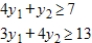 Form the matrix associated with the given minimization problem and find its transpose. ​ Minimize   subject to ​   ​ A)    B)    C)    D)    E)   