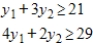 Write the dual maximization problem. Be sure to rename the variables. ​ Minimize   subject to ​   ​ A) Maximize   Constraints:   B) Maximize   Constraints:   C) Maximize   Constraints:   D) ​Maximize   Constraints:   E) ​Maximize   Constraints:  