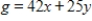 State the given problem in a form from which the simplex matrix can be formed (that is, as a maximization problem with   constraints) . ​ Minimize   subject to   ​ A)    ​ B)    ​ C)    ​ D) ​   ​ E)   
