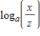 Evaluate the logarithm by using properties of logarithms and the following facts. Round your answer to two decimal places. ​   ​   ​ A) 1.33 B) 9.72 C) 1.29 D) 0.90 E) 6.30
