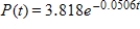 By using data from the U.S. Bureau of Labor Statistics for the years 1968-2002, the purchasing power P of a 1983 dollar can be modeled with the function   , where t is the number of years past 1960. Based on this model, what is the purchasing power of a 1983 dollar in the year 1970? Round your answer to the nearest cent. ​ A) $6.33 B) $2.30 C) $5.25 D) $19.03 E) $3.11