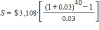 Find S :   . Round your answer to the nearest dollar. ​ A) S = $937,388 B) S = $58,587 C) S = $7,030 D) S = $234,347 E) S = $337,947