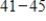 Find the mean of the following data. Round your answer to the nearest integer. ​ Interval Frequency   4   2   4   6   9 A) 24 B) 64 C) 41 D) 60 E) 102