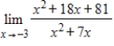 Use properties of limits and algebraic methods to find the limit, if it exists. ​   ​ A)    B) -3 C)    D)    E) does not exist