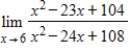 Graph the function with a graphing utility and use it to predict the limit. Check your work either by using the table feature of the graphing utility or by finding the limit algebraically. ​   ​ A) 18 B) 4 C)    D) 0 E) does not exist