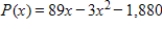 If the profit function for a product is given by   , find   . ​ A) -3,600 B) -1,600 C) -2,725 D) -4,100 E) does not exist