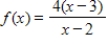 This problem contains a function and its graph, where   . Use the graph to determine, as well as you can, the horizontal asymptote. Check your conclusion by using the function to determine the horizontal asymptote analytically. ​   ​   ​ A)    B)    C)    D)    E)   