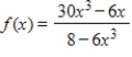 Graph the function using a window with   and   . What does the graph indicate about   ​   ​ A) -5 B) 5 C) 30 D) 0 E) does not exist