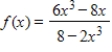 Use a table utility with x-values larger than 10,000 to investigate   . What does the table indicate about   ? ​   ​ A) -3 B) 3 C) 6 D) 0 E) does not exist