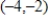 For the given function, find the average rate of change over the specified interval. ​   over   ​ A) 0 B) -2 C) 6 D) -34 E) 34