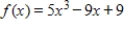 For the function in this problem, approximate   near the point   by graphing the function on a graphing utility. Then, zoom in near the point until the graph appears straight, pick two points, and find the slope of the line you see. Round your answer to three decimal places.   A) 48.050 B) -9.000 C) -8.950 D) 50.970 E) -8.999