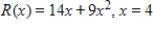 At the indicated point, find the instantaneous rate of change of the function. ​   ​ A) 86 B) 50 C) 270 D) 23 E) 32