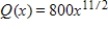 The monthly output of a certain product is   where x is the capital investment in millions of dollars. Find   which can be used to estimate the effect on the output if an additional capital investment of $1 million is made. ​ A)    B)    C)    D)    E)   