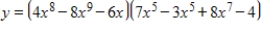 Find the derivative, but do not simplify your answer. ​   ​ A)    B)    C)    D)    E)   