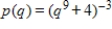 Differentiate the given function. ​   ​ A)    B)    C)    D)    E)   