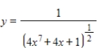 Differentiate the given function. ​   ​ A)    B)    C)    D)    E)   