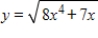 Differentiate the given function. ​   ​ A)    B)    C)    D)    E)   
