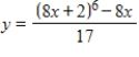 Differentiate the given function. ​   ​ A)    B)    C)    D)    E)   