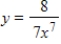 Differentiate the given function. ​   ​ A)    B)    C)    D)    E)   