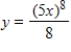 Differentiate the given function. ​   ​ A)    B)    C)    D)    E)   