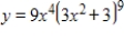 Find the derivative of the given function. Simplify and express the answer using positive exponents only. ​   ​ A)    B)    C)    D)    E)   