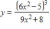 Find the derivative of the given function. Simplify and express the answer using positive exponents only. ​   ​ A)    B)    C)    D)    E)   
