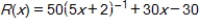 Suppose that the revenue function for a certain product is given by   , where x is in thousands of units and R is in thousands of dollars. Find the marginal revenue (in thousands of dollars per unit)  when 4,000 units are sold. Round your answer to two decimal places. ​ A) 33.79 B) -29.48 C) 32.48 D) 29.48 E) 22.48