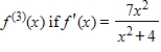 Find the indicated derivative. Find   . ​ A)    B)    C)    D)    E)   