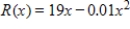 Total revenue is in dollars and x is the number of units. Suppose that the total revenue function for a commodity is   . Find   , and explain what this value represents. Round your answer to two decimal places. ​ A) $18.30 is the marginal revenue from the 71st unit. B) $17.60 is the marginal revenue from the 71st unit. C) $1,281.00 is the marginal revenue from the 71st unit. D) $1,298.59 is the actual revenue from the 71st unit. E) $17.59 is the actual revenue from the 71st unit.
