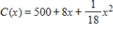 Suppose that the cost function for a commodity is   dollars. Calculate   to find the actual cost of producing the 4th unit. Round your answer to two decimal places. ​ A) $8.78 B) $8.00 C) $8.39 D) $8.33 E) $8.06