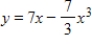 For the given function and graph, determine all critical point(s) , where   . ​   ​   ​ A)    B)    C)    D)    And   E)    And   And  