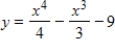 For the given function, find intervals of x-values where the function is increasing.   �​ A)    B)    C)    D)    E)   