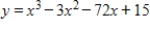 For the given function, find the relative minima.   A)    B)    C)    D)    E) no relative minima
