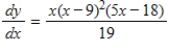 Both a function and its derivative are given. Use them to find the relative maxima.     A)    B)    C)    D)    E) no relative maxima