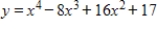 Find all relative minima of the given function.   A)    B)    C)    D)    ,   E) no relative minima