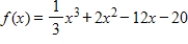 A function and its graph are given. From the graph, estimate where   . ​       ​ A)    B)    C)    D)    E)   