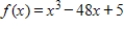 Find the x-value at which the absolute minimum of f (x)  occurs on the interval [a, b].   ,   A)    B)    C)    D)    E)   
