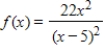 A function and its graph are given. Use the graph to find the vertical asymptotes, if they exist, where   . Confirm your results analytically.     A)    B)    C)    D)    E) no vertical asymptotes