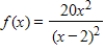 A function and its graph are given. Use the graph to find   , if it exists, where   . Confirm your results analytically.     A) 2 B) 20 C) does not exist