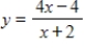 Find any horizontal asymptotes for the given function.   A)    B)    C)    D)    E) no horizontal asymptotes