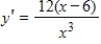 A function and its first and second derivatives are given. Use these to find any horizontal asymptotes.       A)    B)    C)    D)    E) no horizontal asymptotes