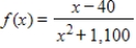 Analytically determine the location(s)  of any horizontal asymptote(s) . Round your answer to two decimal places. ​   ​ A)    B)    C)    D)    E) no horizontal asymptotes
